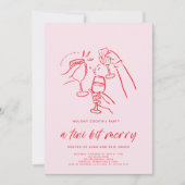 Christmas Cocktail Party Invitation Kaart (Voorkant)