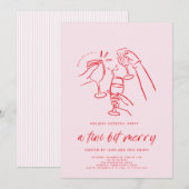 Christmas Cocktail Party Invitation Kaart (Voorkant / Achterkant)