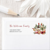 Christmas Cocktail Party retour adreslabels Etiket (Insitu)