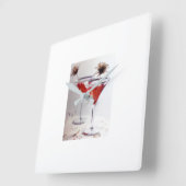 ****CHRISTMAS COCKTAILS*** CLOCK VIERKANTE KLOK (Hoek)