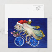 Christmas Coelacanth Feestdagenkaart (Voorkant / Achterkant)