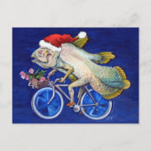 Christmas Coelacanth Feestdagenkaart (Voorkant)