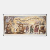 Christmas Coffee Desk Mat – Powered by Christmas S (Voorkant)
