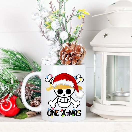 Christmas Coffee Mug, One piece Christmas  Koffiemok