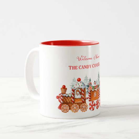  Christmas Coffee Mug Tweekleurige Koffiemok (Voorkant links)