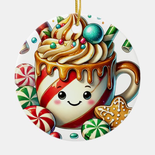 Christmas Coffee ornament (Voorkant)