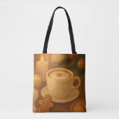 Christmas Coffee Vibes Tote Tote Bag (Voorkant)