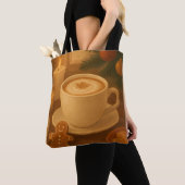 Christmas Coffee Vibes Tote Tote Bag (Dichtbij)