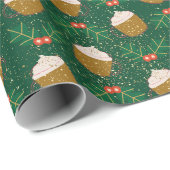 Christmas Coffee Wrapping Paper Cadeaupapier (Rol Hoek)