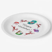 CHRISTMAS COLLAGE PAPIEREN BORDJE (Gekanteld)