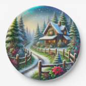 Christmas Collage Papieren Bordje (Voorkant)