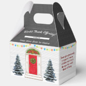 Christmas Collectie Box voor liefdadigheid of miss Bedankdoosjes (Voorkant)