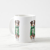 Christmas Collie, Border Collie, Australische scha Koffiemok (Voorkant links)