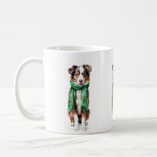 Christmas Collie, Border Collie, Australische scha Koffiemok (Links)