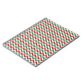 Christmas Colors Chevon Cover Notebook Journal Notitieboek (Linkerzijde)