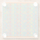 Christmas Colours  Glazen Onderzetter (Achterkant)