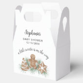 Christmas Cookie Baby shower Bedankdoosjes (Geopend)