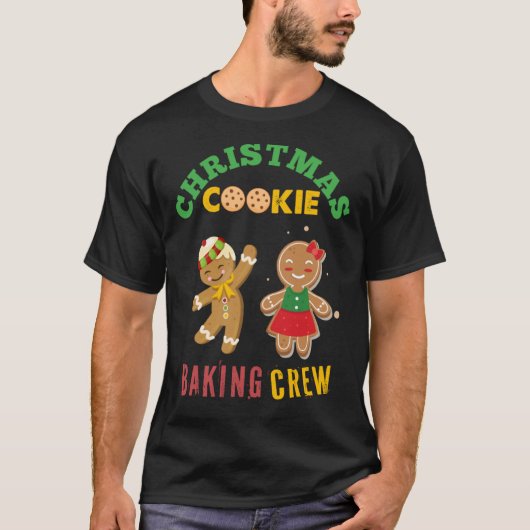 Christmas Cookie Baking Crew Christmas Cookies Gin T-shirt (Voorkant)