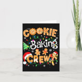Christmas Cookie Baking Crew Cookie Crew Family Ch Kaart (Voorkant)