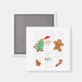 Christmas Cookie Baking Crew Cookie Crew Family Ch Magneet (Voorkant / Achterkant)