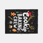 Christmas Cookie Baking Crew Family Baking Team Fu Fleece Deken (Voorkant (Horizontaal))