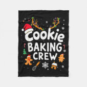 Christmas Cookie Baking Crew Family Baking Team Fu Fleece Deken (Voorkant)
