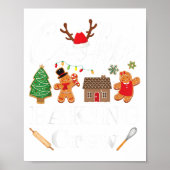Christmas Cookie Baking Crew Family Baking Team Fu Poster (Voorkant)