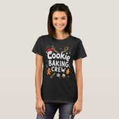 Christmas Cookie Baking Crew Family Baking Team Fu T-shirt (Voorkant volledig)