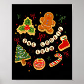 Christmas Cookie Baking Crew For Women Basker Seni Poster (Voorkant)