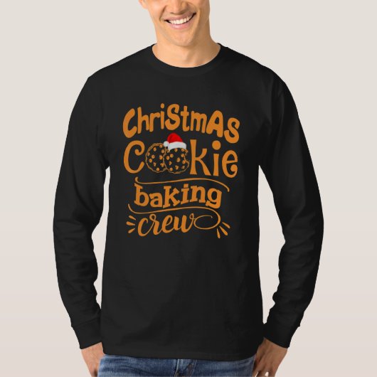 Christmas Cookie Baking Crew Xmas Cookie Cute T-shirt (Voorkant)