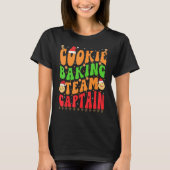 Christmas Cookie Baking Team Captain Gingerbread X T-shirt (Voorkant)