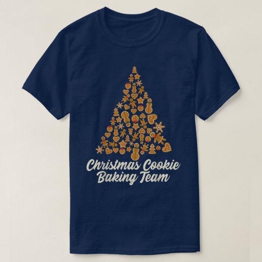 Christmas Cookie Baking Team Costume Xmas Cookie T T-shirt (Design voorkant)