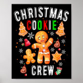 Christmas Cookie Crew Baking Team New Xmas Bakers  Poster (Voorkant)