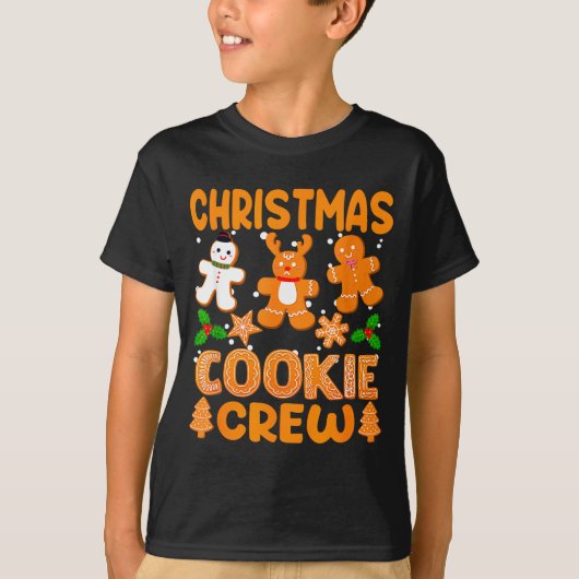 Christmas Cookie Crew Baking Team New Xmas Bakers  T-shirt (Voorkant)