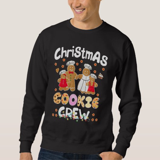 Christmas Cookie Crew Matching family Trui (Voorkant)