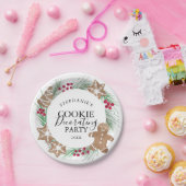 Christmas Cookie Decorating Party  Papieren Bordje (Feest)