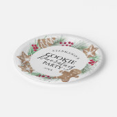 Christmas Cookie Decorating Party  Papieren Bordje (Gekanteld)