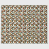 Christmas Cookie Design Gift Wrapping Paper Wrap Cadeaupapier (Vlak)