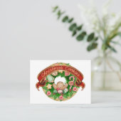 Christmas Cookie Enclosure Kaart - Bekijk terug (Staand voorkant)