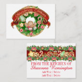 Christmas Cookie Enclosure Kaart - Bekijk terug (Voorkant / Achterkant)