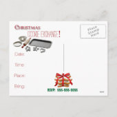 Christmas Cookie Exchange Briefkaart (Achterkant)