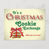 Christmas Cookie Exchange Briefkaart (Voorkant)