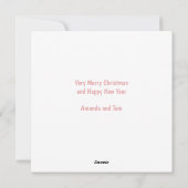 Christmas Cookie Exchange Gingerbread Pink Feestdagenkaart (Achterkant)