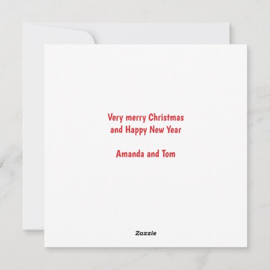 Christmas Cookie Exchange Gingerbread Rood Feestdagenkaart (Achterkant)