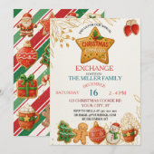 Christmas Cookie Exchange Party Kaart (Voorkant / Achterkant)