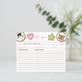 Christmas Cookie Exchange Pink and Green Recipe (Staand voorkant)