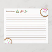 Christmas Cookie Exchange Pink and Green Recipe (Achterkant)