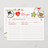 Christmas Cookie Exchange Red and Green Recipe (Voorkant / Achterkant)