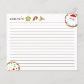 Christmas Cookie Exchange Red and Green Recipe (Achterkant)