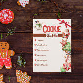 Christmas Cookie Exchange Score Kaart